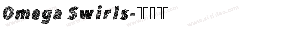 Omega Swirls字体转换